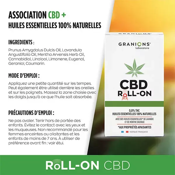 Roll-On CBD Vermelho Granions 5ml