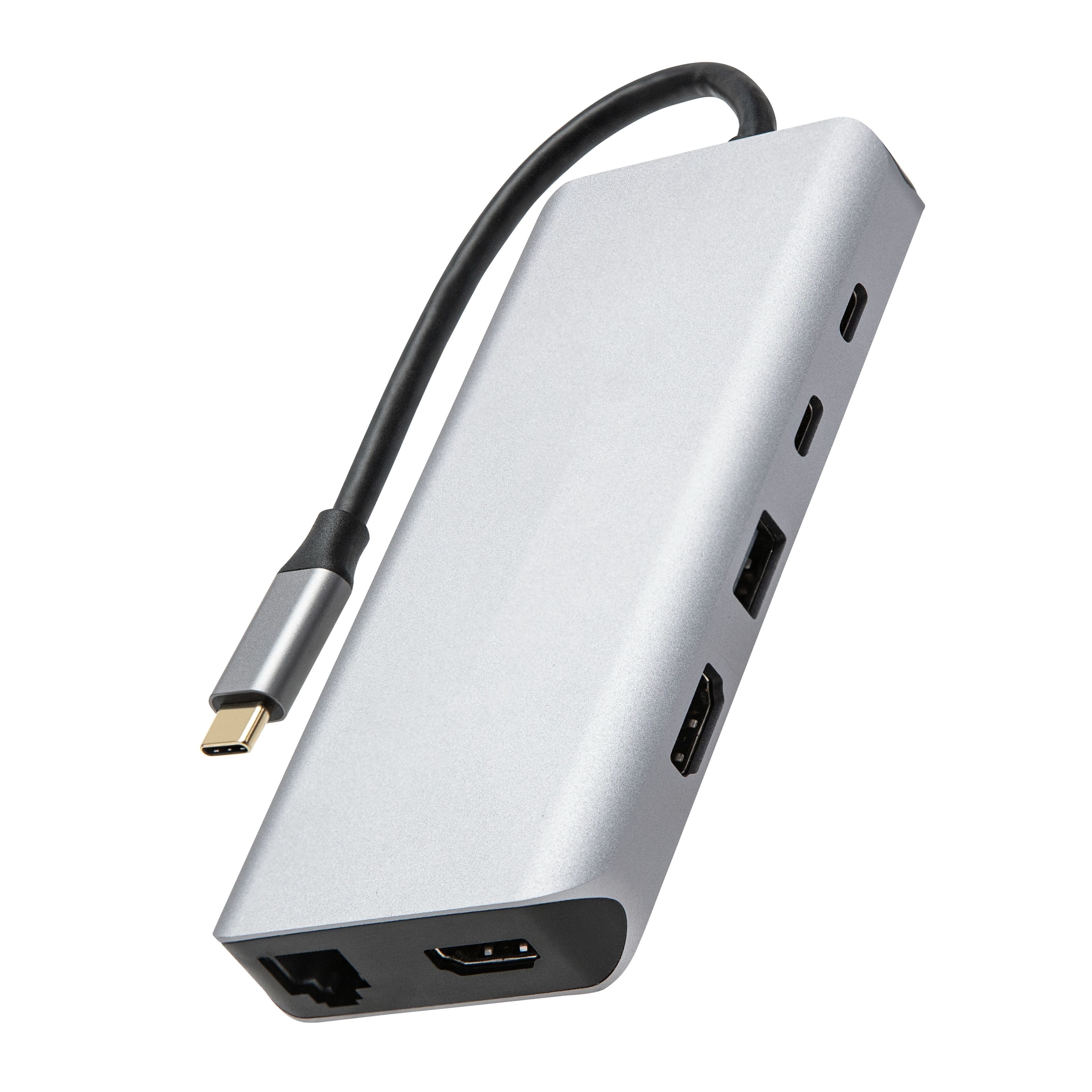 Plexgear Multiadapter for USB-C med 12 tilkoblinger