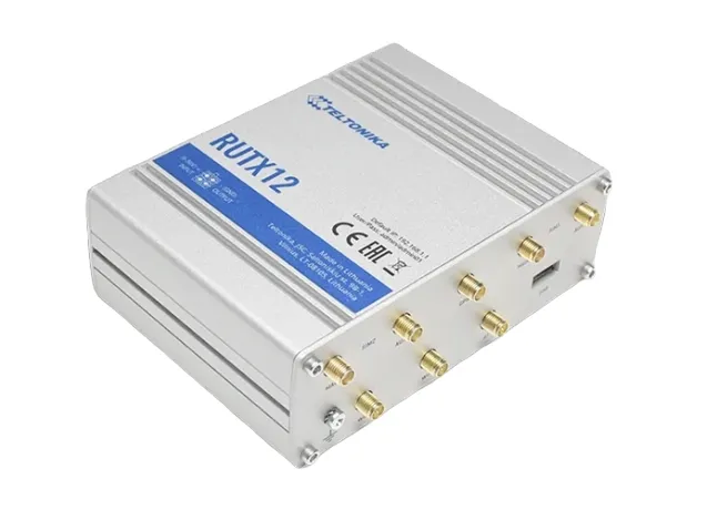Teltonika RUTX12 - Trådløs router - WWAN 5-port switch - 1GbE, PPP, Modbus - Wi-Fi 5 - Dual Band