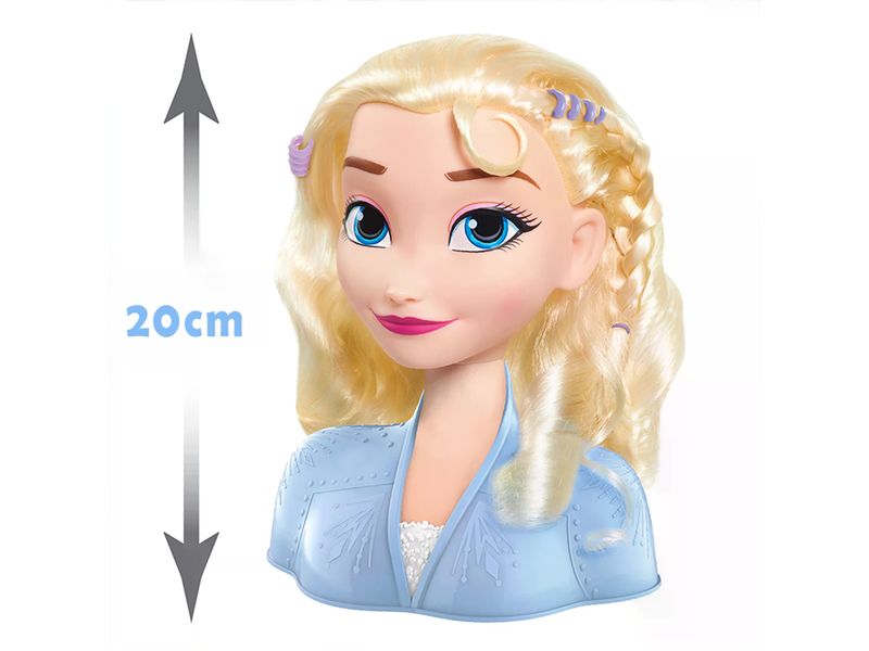 Disney Frozen Beauty Disney Frozen – Elsa Styling Head klei Frisierkopf mit tollen Zubehörteilen