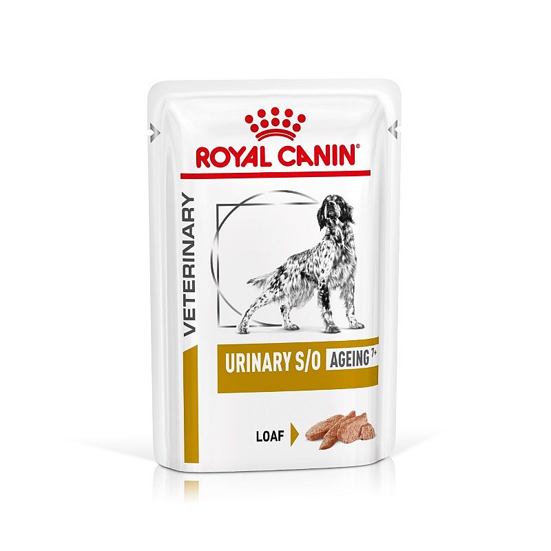 ROYAL CANIN® Urinary S/O Aging 12x85g - Natvoeding ter ondersteuning van de urinewegen van honden met ouderdomsverschijnselen