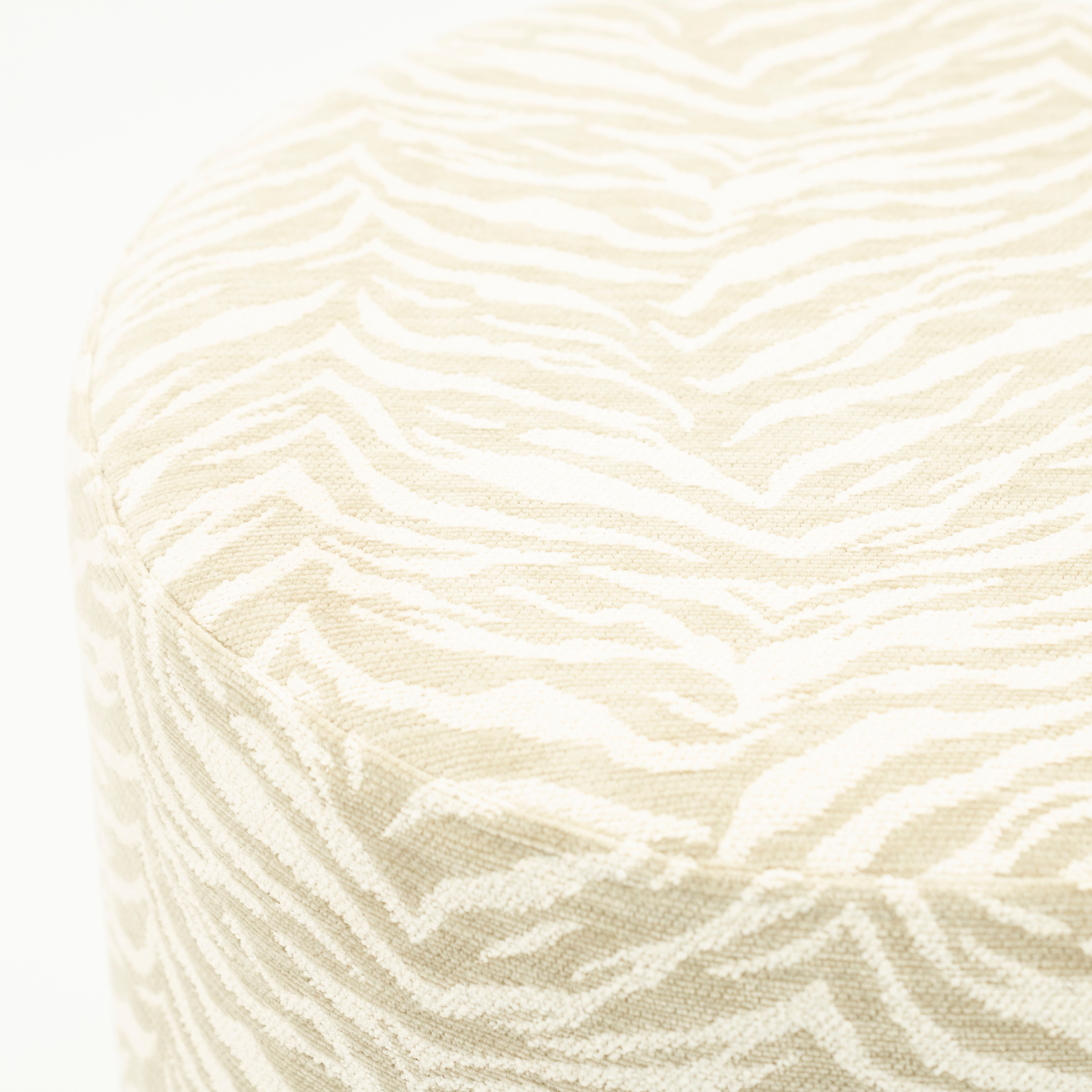 Poef Beige 250382 Tigra ⌀38  x H42 cm