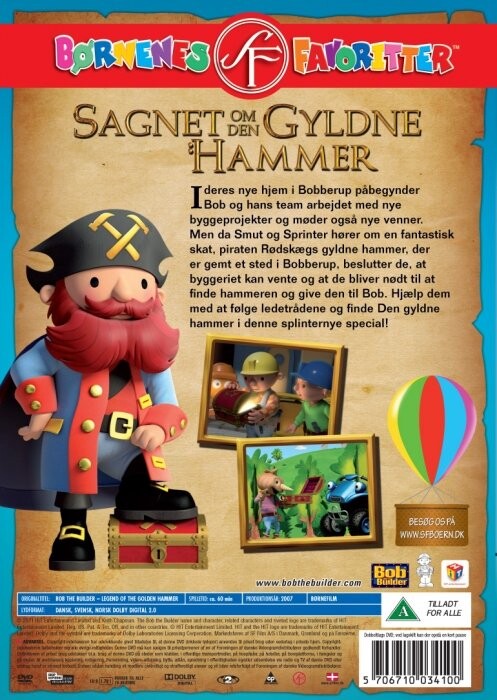 Byggemand Bob - Sagnet Om Den Gyldne Hammer - DVD
