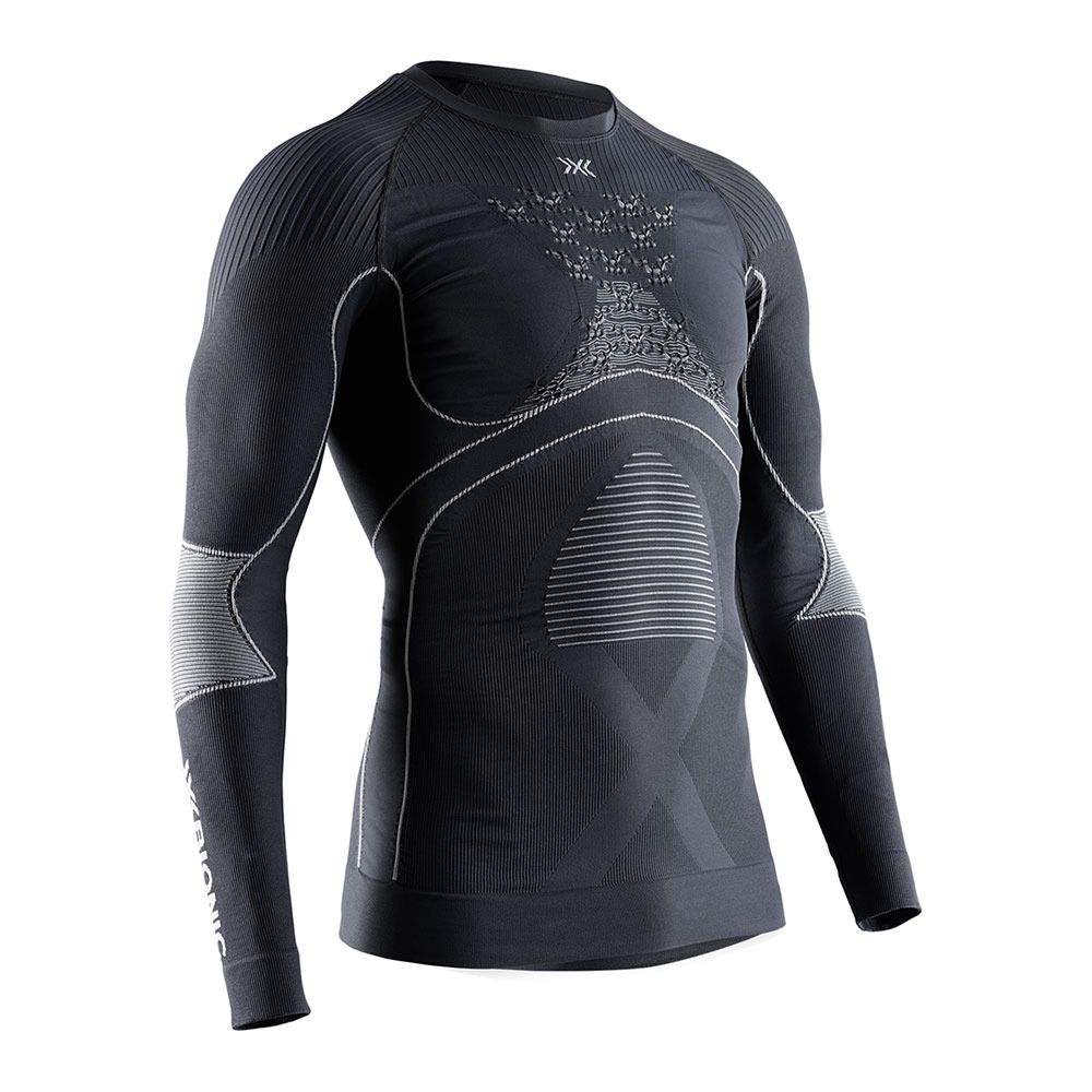 X-Bionic ENERGY ACCUMULATOR 4.0 - Sous-couche Homme charcoal/pearl grey