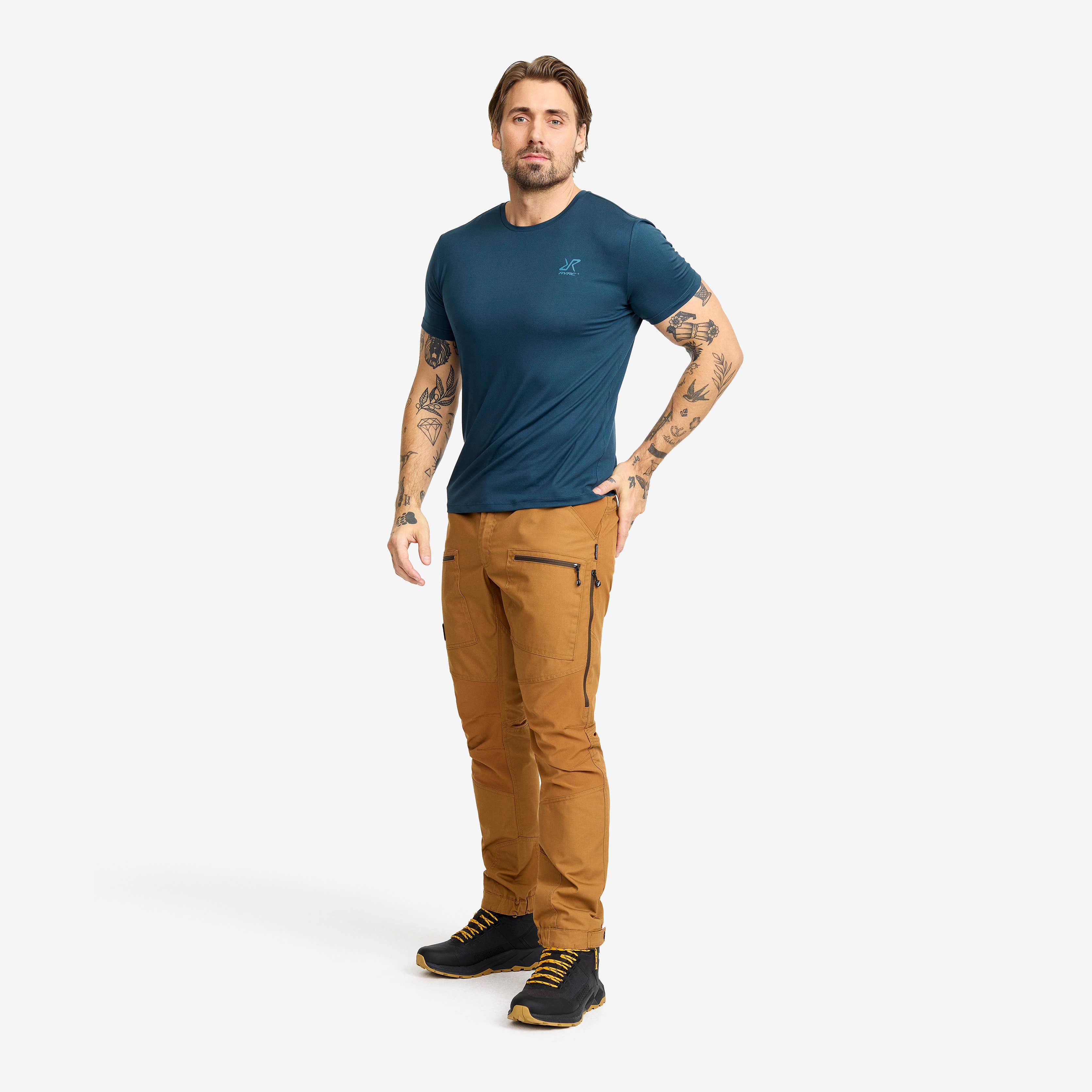 Mission Slim Fit T-shirt Herre Moonlit Ocean