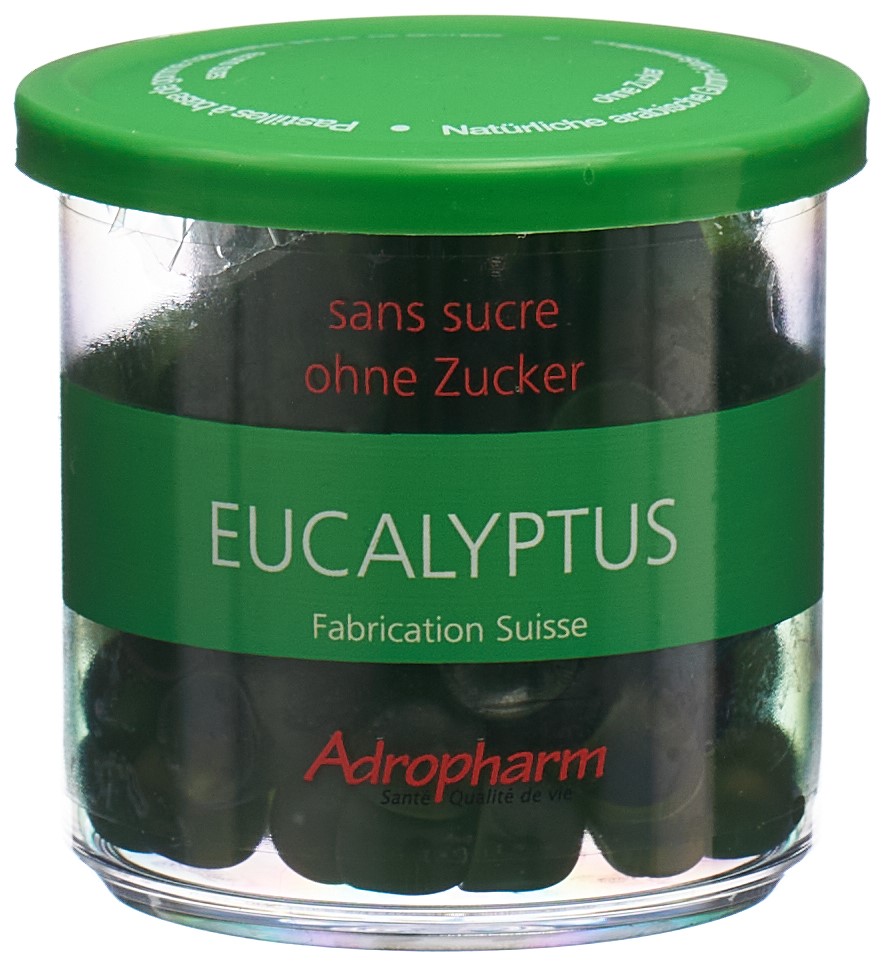 ADROPHARM Eukalyptus ohne Zucker Pastillen reizlindernde Pastillen 140 g