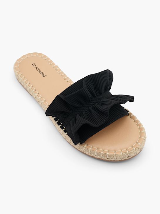Graceland Pantolette Schwarz