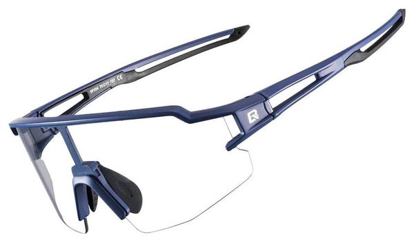 Lunettes de cyclisme photochromiques UV400 Rockbros 10174 - Bleu