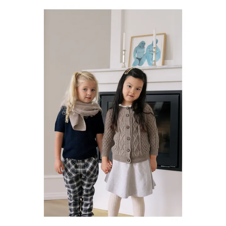 Holmm Cardigan Baby Alpaga Malden | Taupe