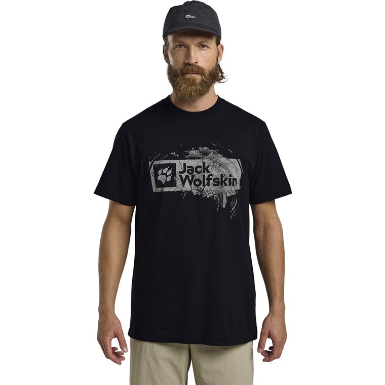 Jack Wolfskin Brand T M Wood Dark Navy
