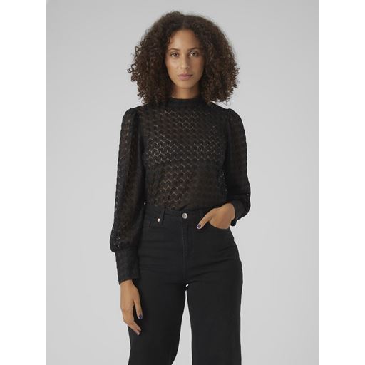 Vero Moda Becca Bluse, Black, XL