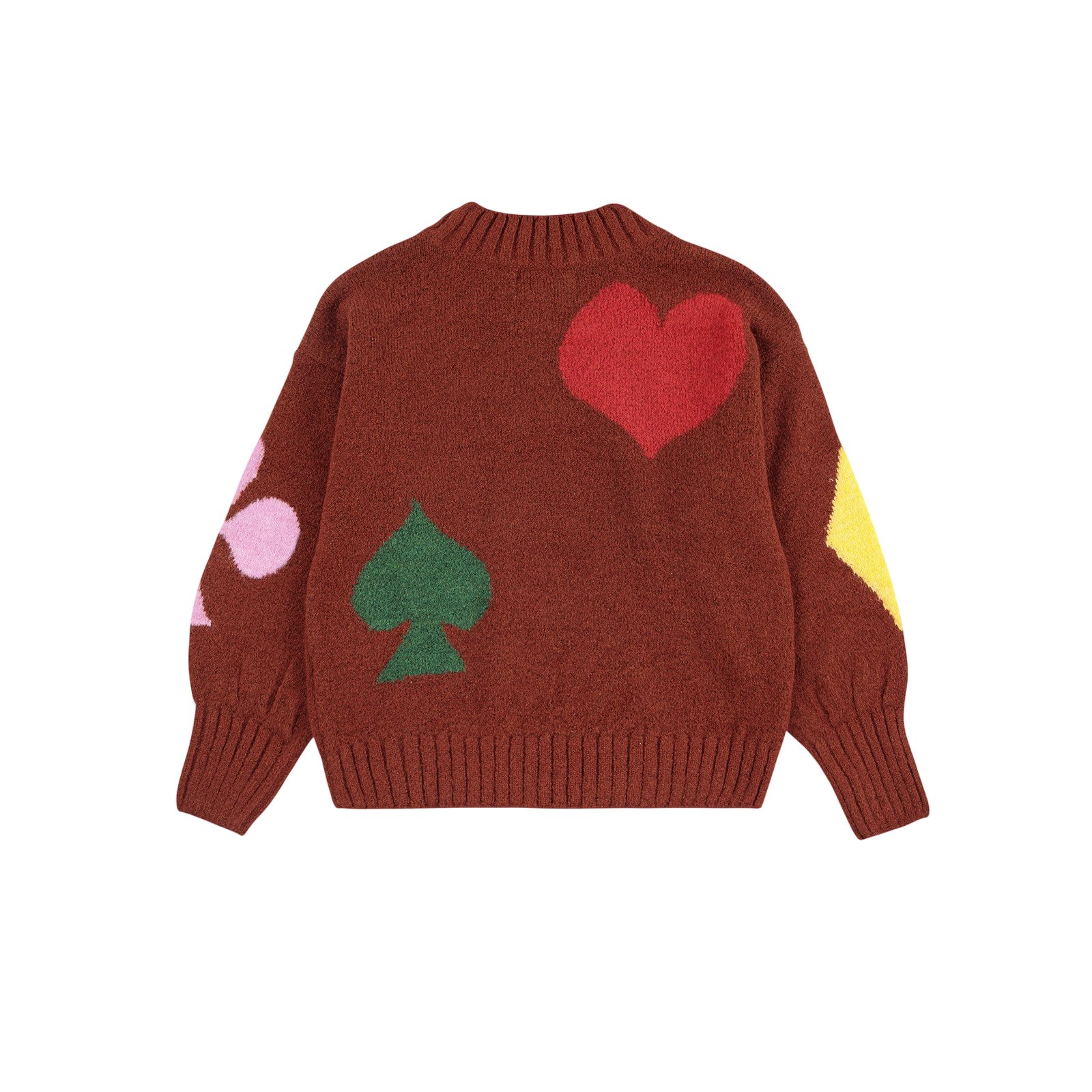 Pullover Bobo Joker Jacquard Burgundy Red
