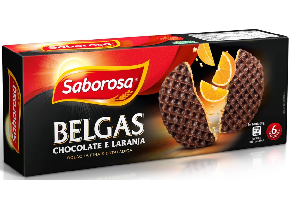 BOLACHA SABOROSA CHOCOLATE LARANJA 205G