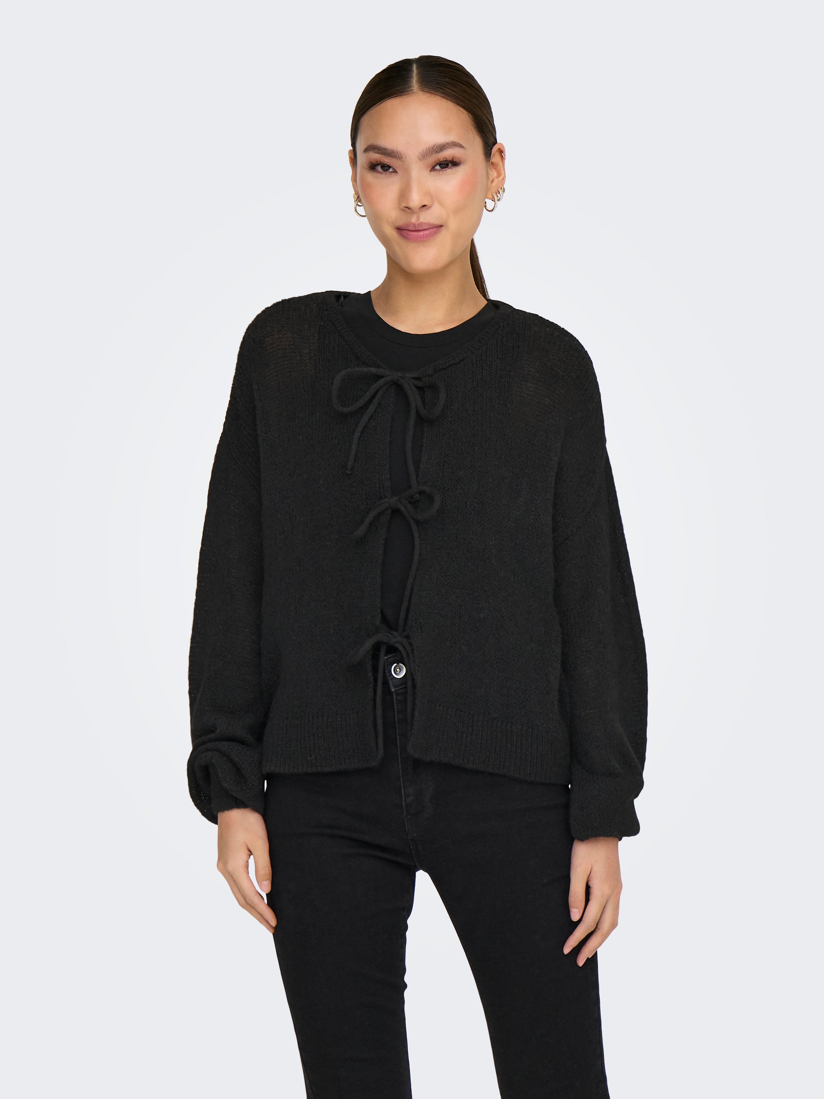 ONLMULINE Strickjacke Black