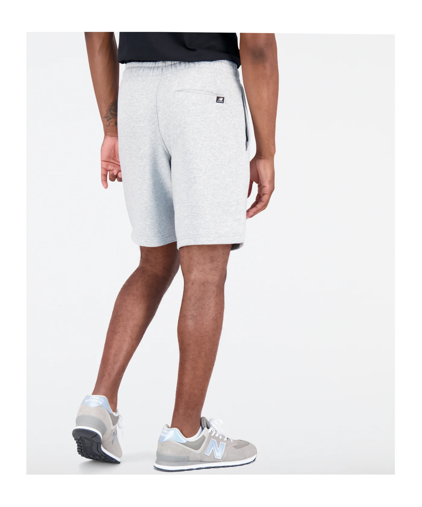 New Balance Essentials Reimagined Short Grau FAG