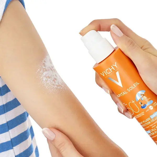 Protetor solar infantil em spray Vichy Capital Soleil FPS 50+ 200ml