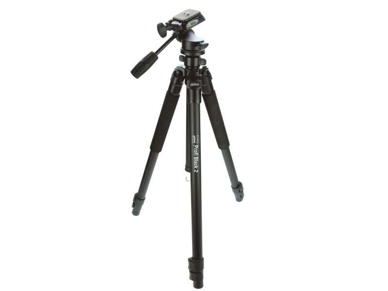Dörr Stativ Pro Black 2 3-teiliges Stativ mit 3D-Kopf