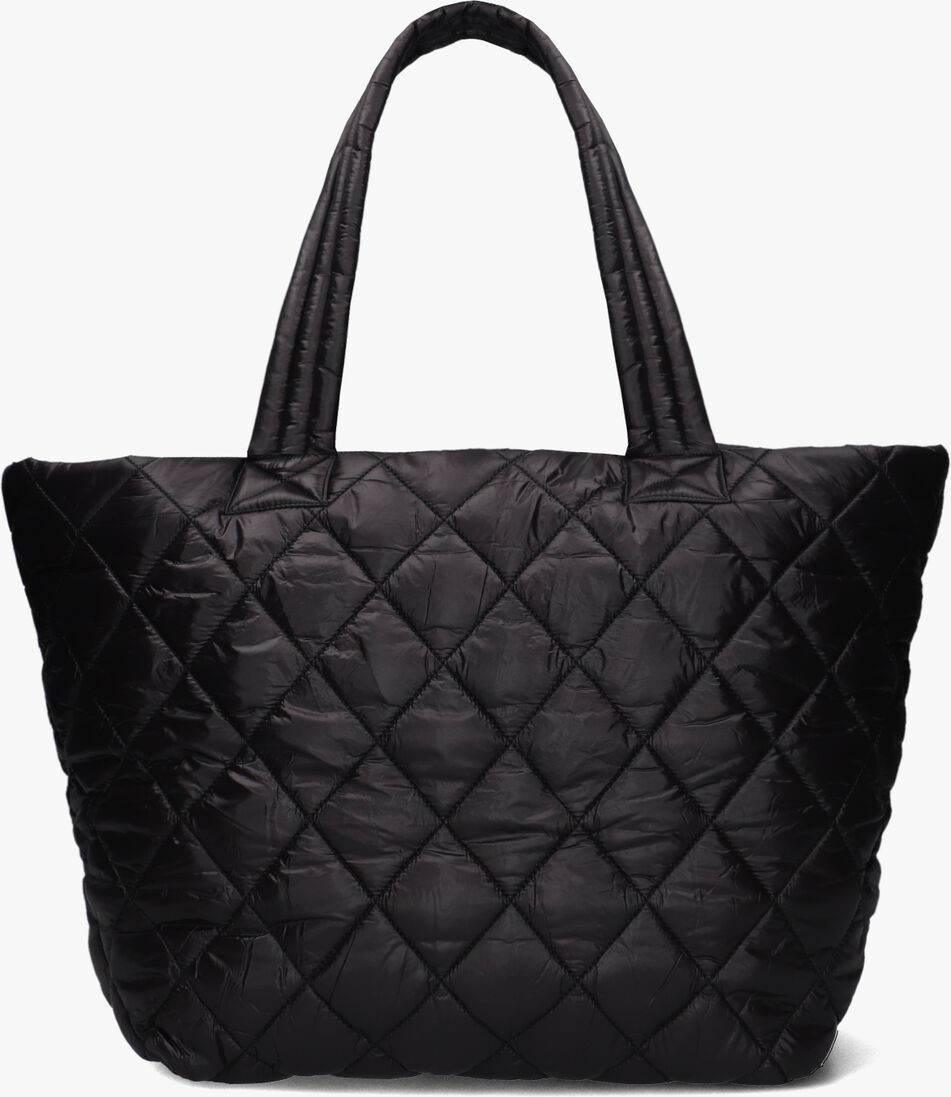 zwarte deblon sports shopper deblon quilted tote bag