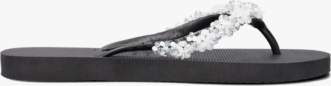 UZURII zwarte uzurii teenslippers precious bloom white