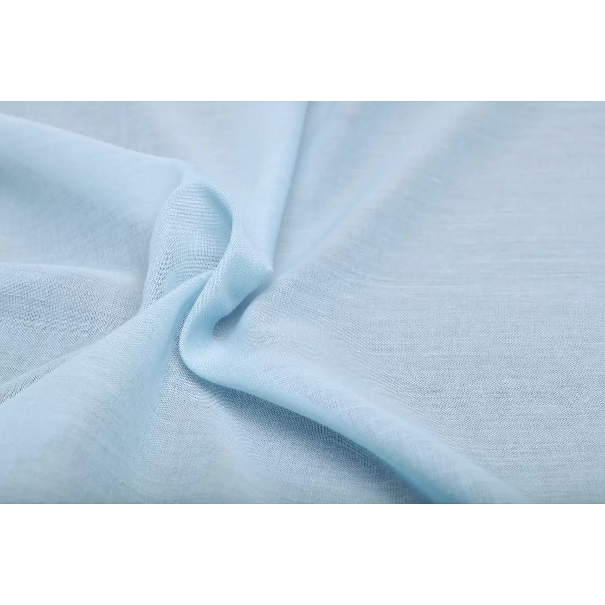 Tagvorhang Etamin Blau
