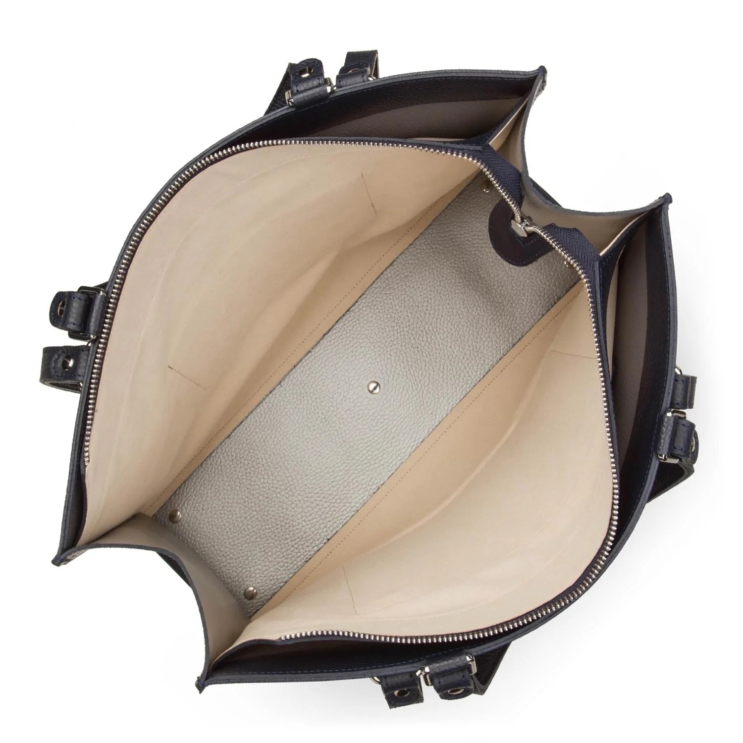 Foulonné Double-Très grand sac cabas épaule