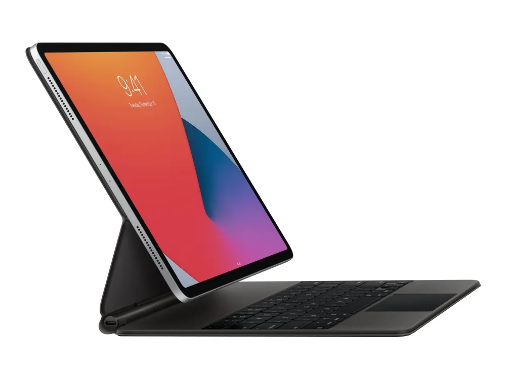 [OUTLET] - Apple Magic Keyboard - Tastatur og folio-kasse - med trackpad - bagbelyst - Apple Smart connector - AZERTY - fransk - for 12.9-inch iPad Pro (3. generation, 4. generation)