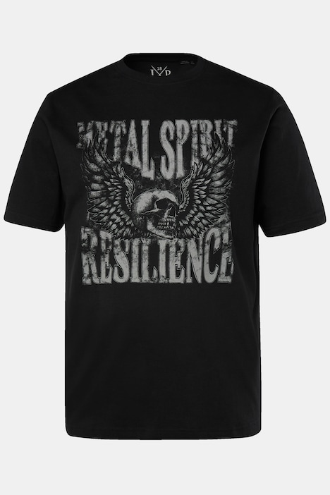 T-Shirt, Halbarm, Brust-Print, bis 8XL