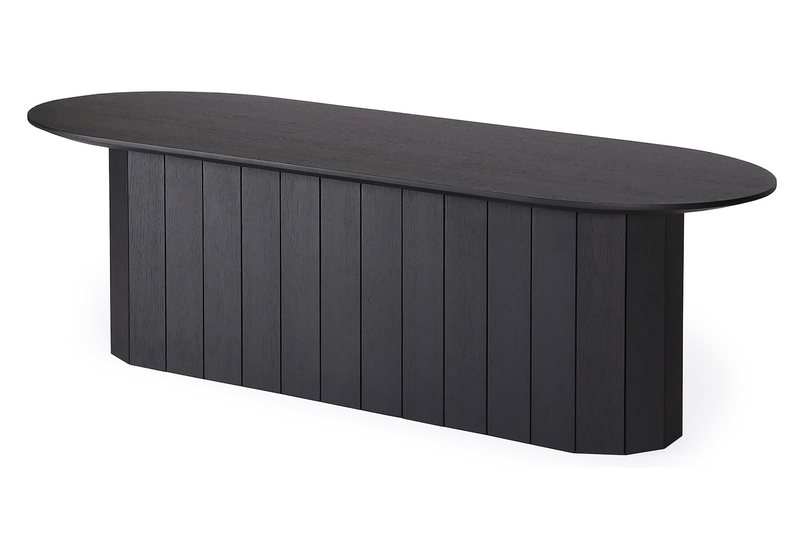 Revolve sofabord Avlangt i røykoljet eikefinér. 140x60 cm