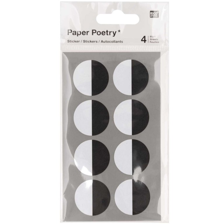 Sticker Paper Poetry Augen