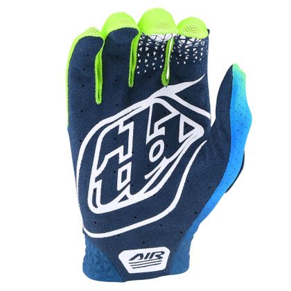 Gants cross TroyLee design AIR JET FUEL NAVY YELLOW 2022 - Bleu