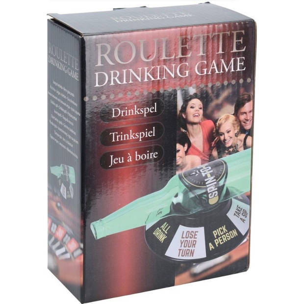 Free And Easy Drankspel Roulette Flesje Draaien Unisex Groen