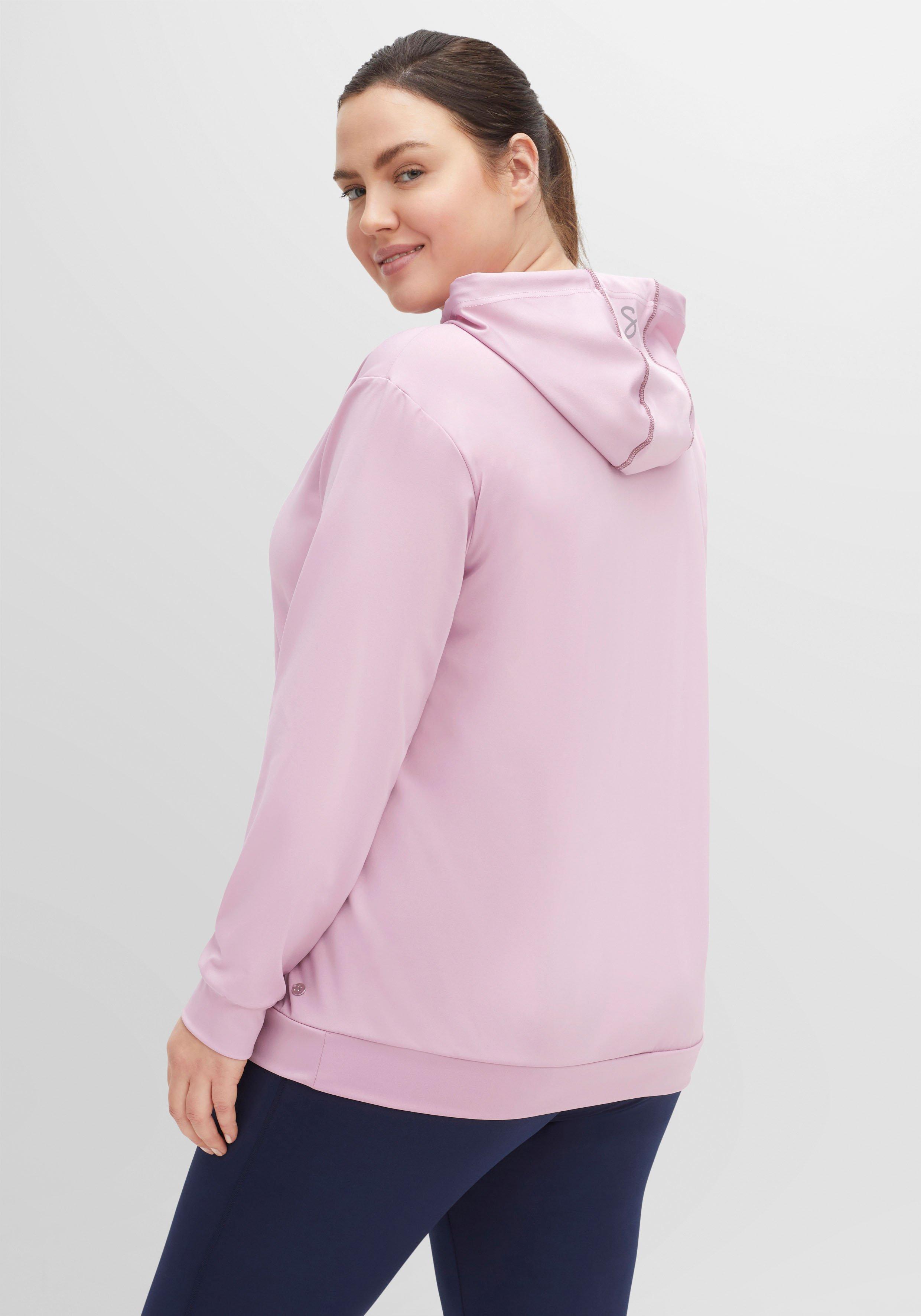 Funktionssweatshirt mit Kapuze und Kängurutasche