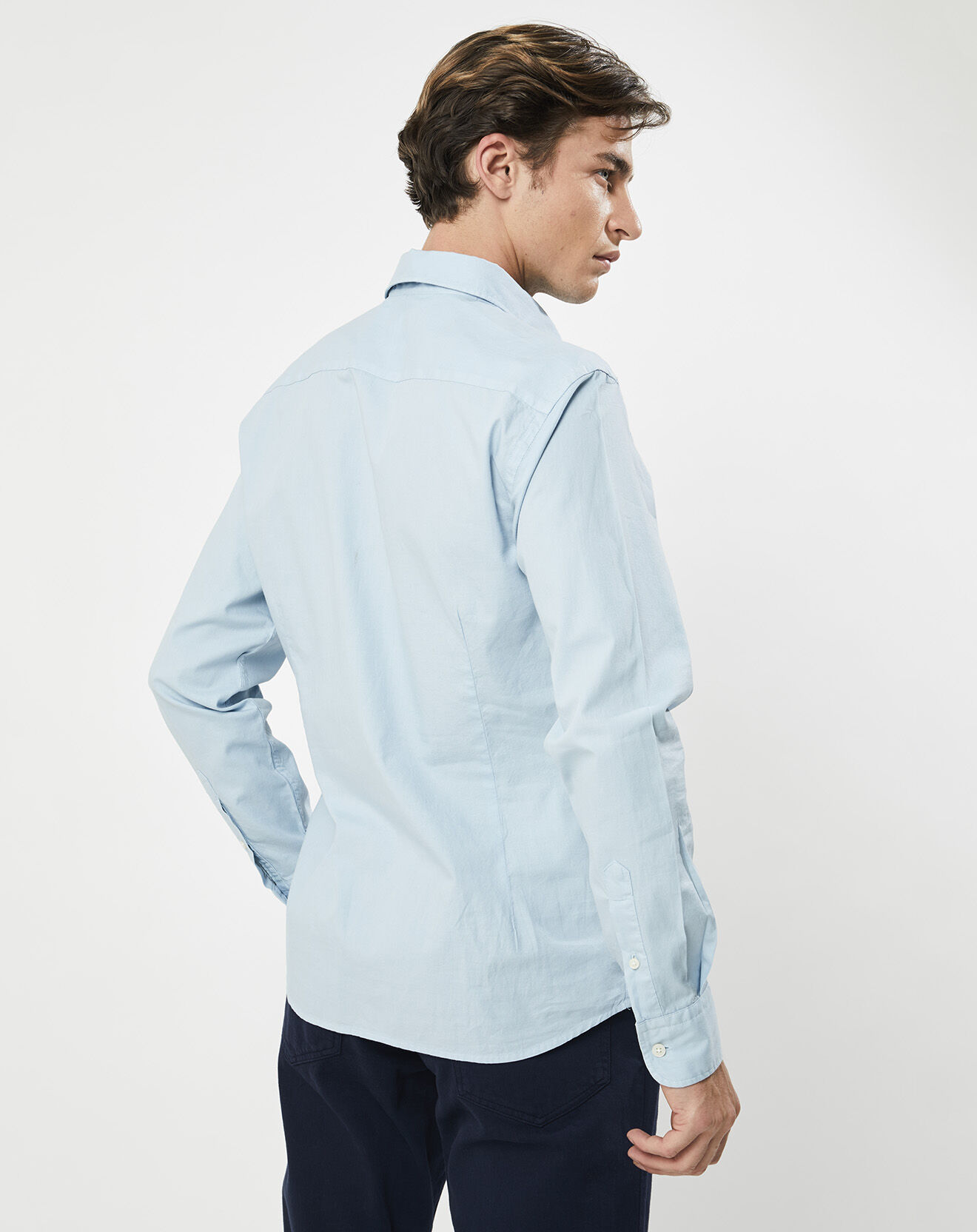 Hackett London Chemise Slim Fit Oxford bleu clair