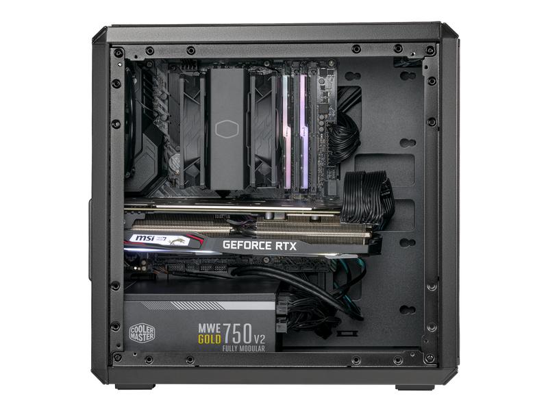 Cooler Master PC-Gehäuse Q300L V2 Schwarz Flexibel gestaltbarer Mini-Tower