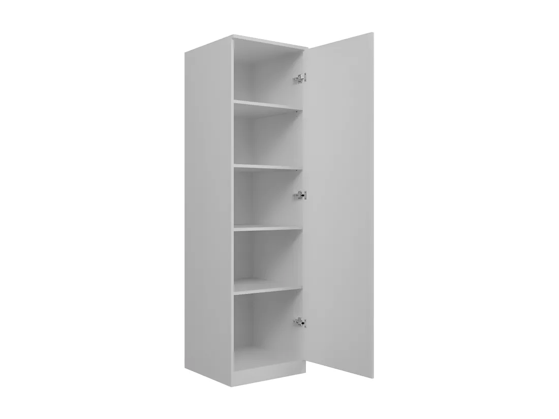 ESME - Armoire simple style scandinave chambre à coucher - 50x50x180 - 1 porte - Dressing