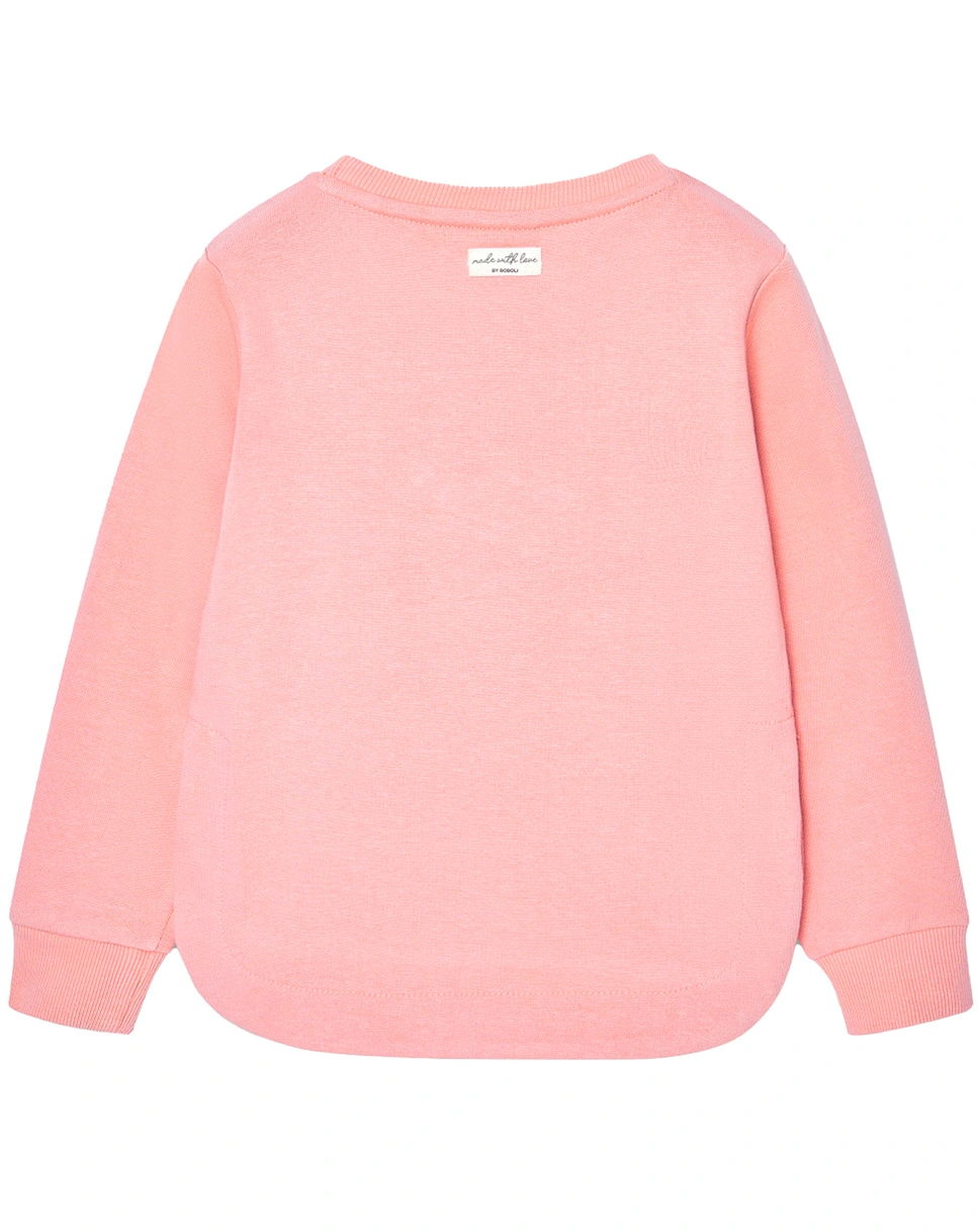 Sweatshirt LOVE in rosa