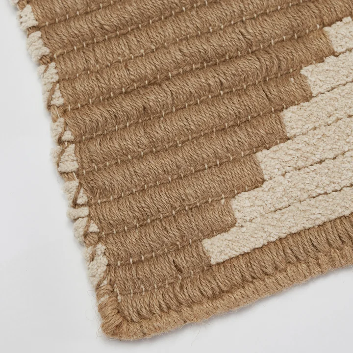 House Doctor - Dry Teppich, 60 x 90 cm, natur
