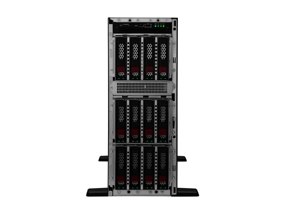 HPE ProLiant ML350 Gen11 Base - Server - tower 4U - 2-vejs - 1 x Xeon Silver 4410Y / op til 3.9 GHz - RAM 32 GB - SATA - hot-swap 3.5