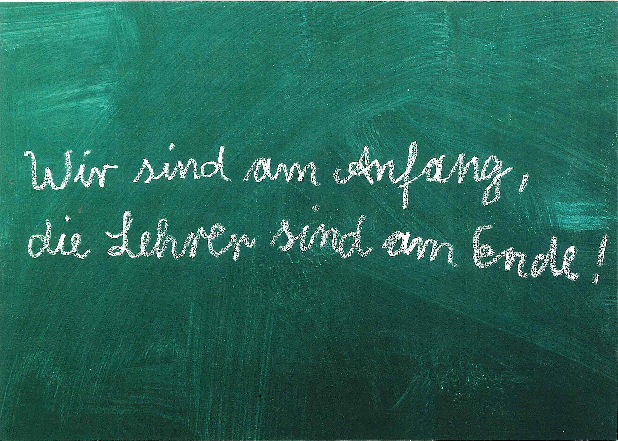 Postkarte 'Wir sind am Anfang' günstig bestellen