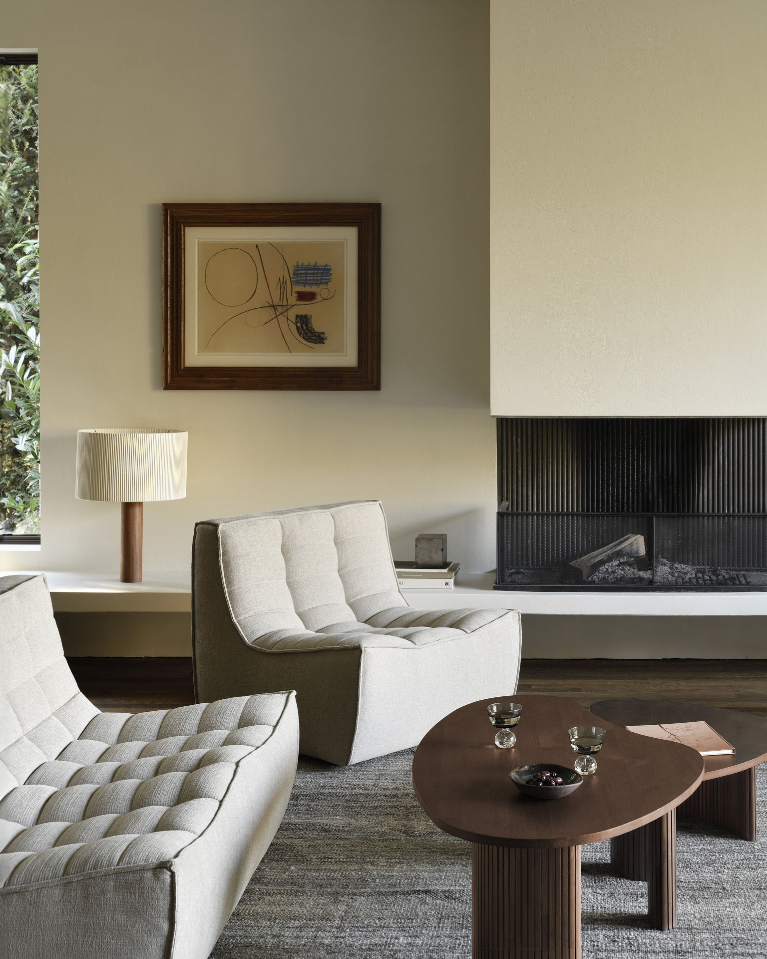 Sofa N701 2 seat - eco stof ecru