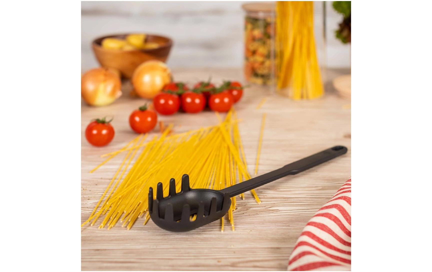 Spaghetti-Schöpfer Swiss SchwarzTeigwarenschöpfer aus Kunststoff