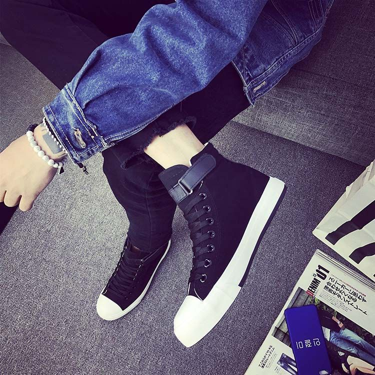 Solejoy - Canvas High-Top Sneakers