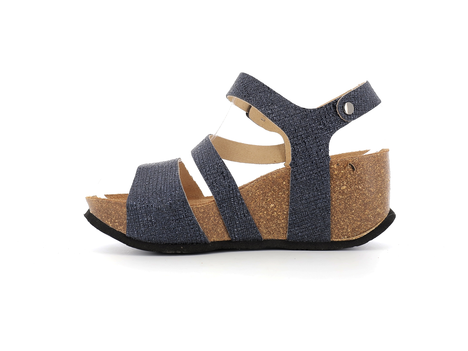 K. daques-CARLIT Matières combinées Bleu nuit