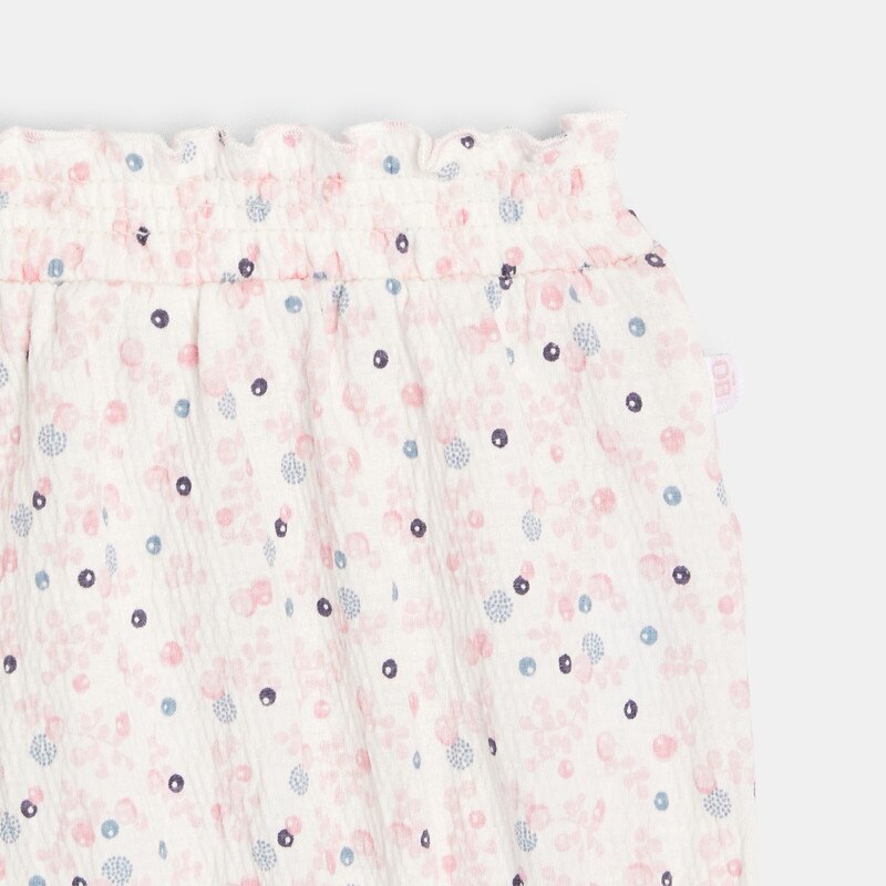 Short maille fantaisie taille élastiquée (lot de 2) rose naissance Rose