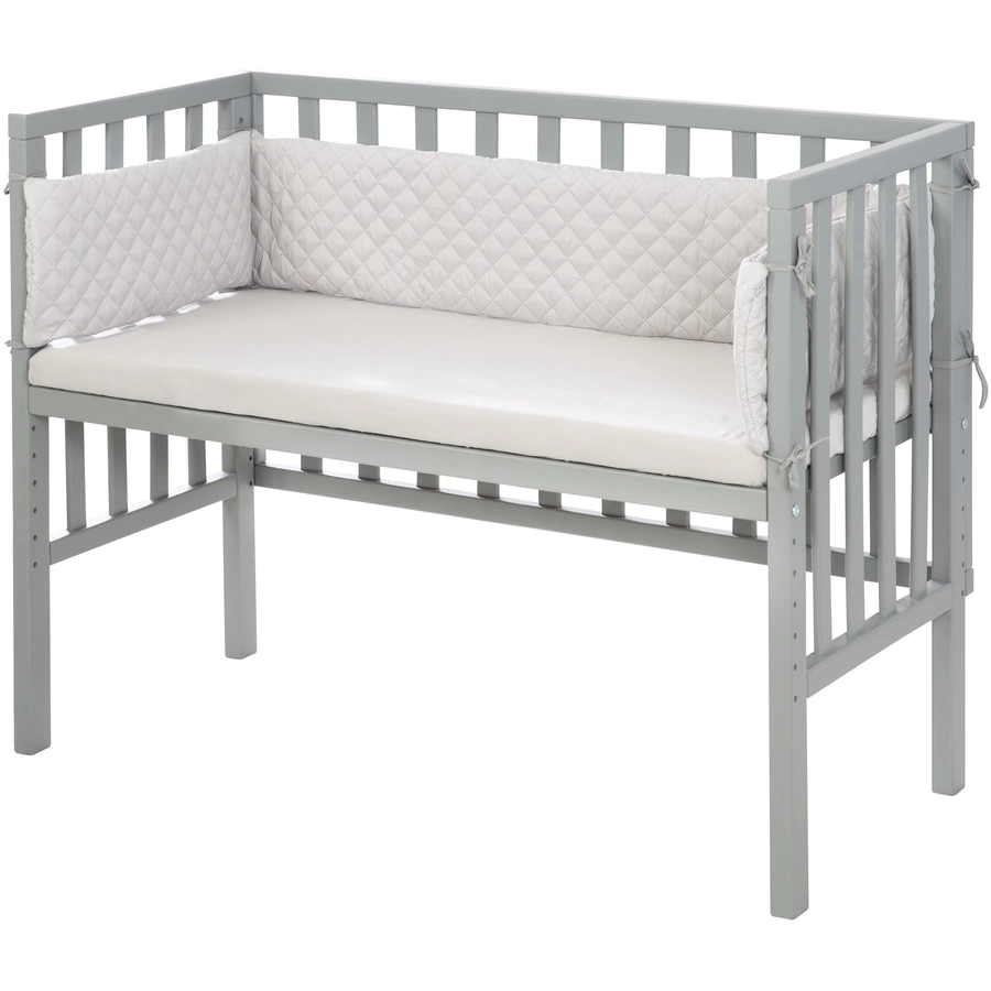 roba Beistellbett 2in1 Taupe Style grau inkl. Matratze
