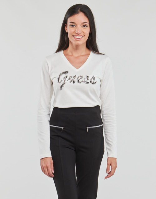 Guess - LS VN BONITA TEE - Beige