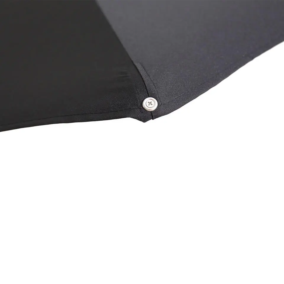 Garden Impressions Hawaii zweefparasol Ø350 c. black - zwart
