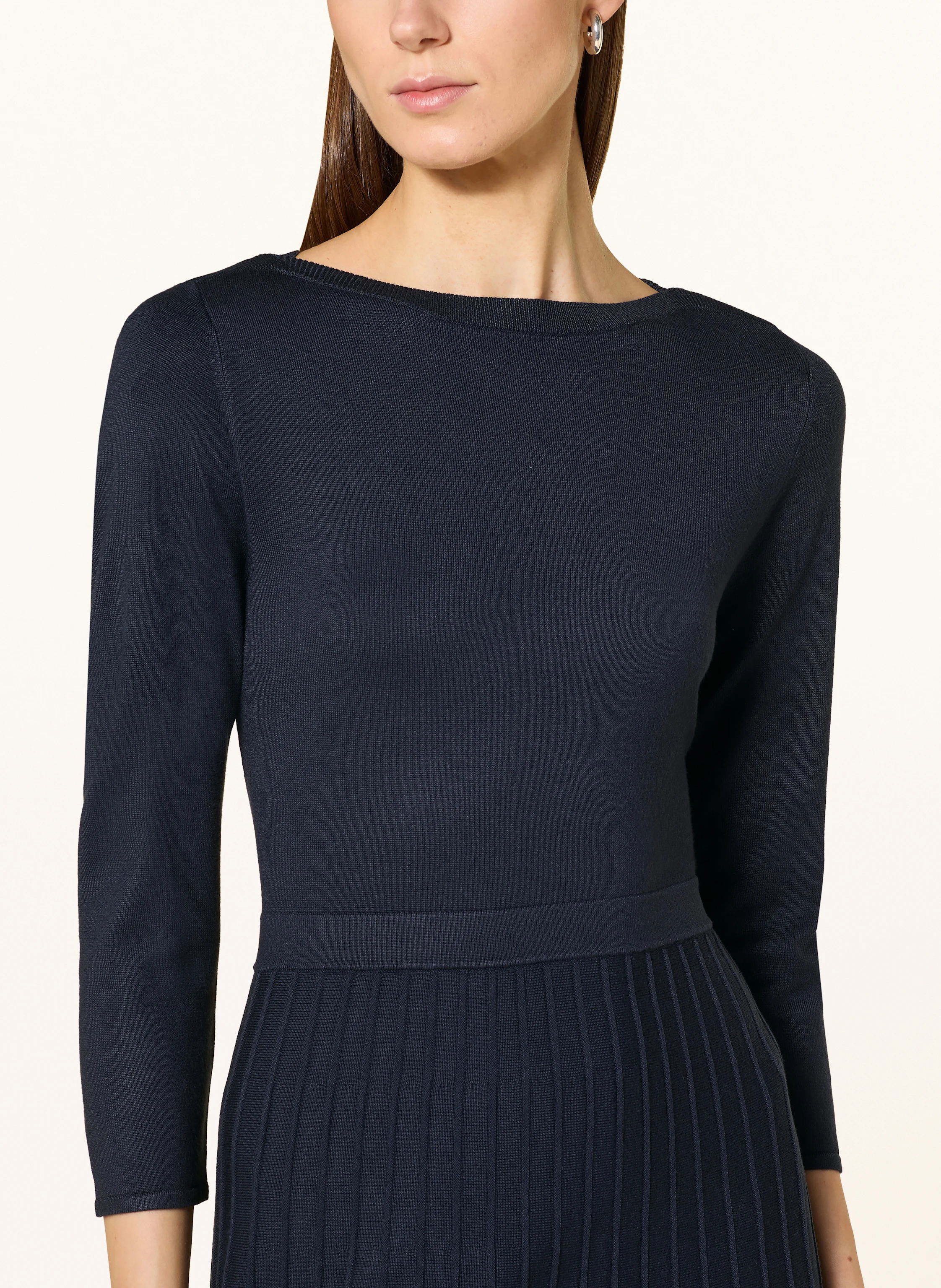 s.Oliver BLACK LABEL Strickkleid mit 3/4-Arm