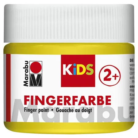 Marabu Fingerfarbe Kids gelb, 100 ml