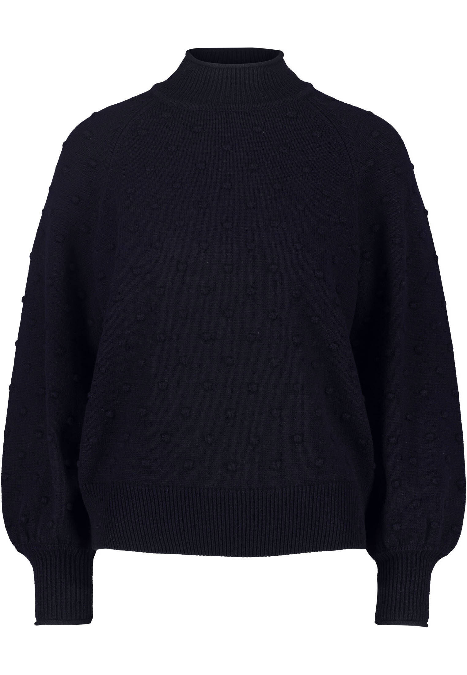 zero| Damen Pullover mit Punktestickerei